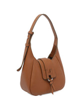 Hogan Mini Leather Hobo Bag Brown leather brown