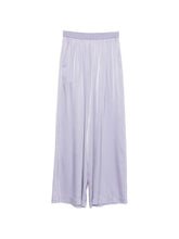 Forte Forte Silk Satin Wide-Leg Trousers Lilac lilac
