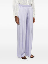 Forte Forte Silk Satin Wide-Leg Trousers Lilac lilac