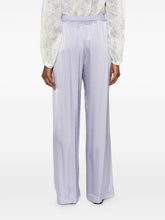 Forte Forte Silk Satin Wide-Leg Trousers Lilac lilac