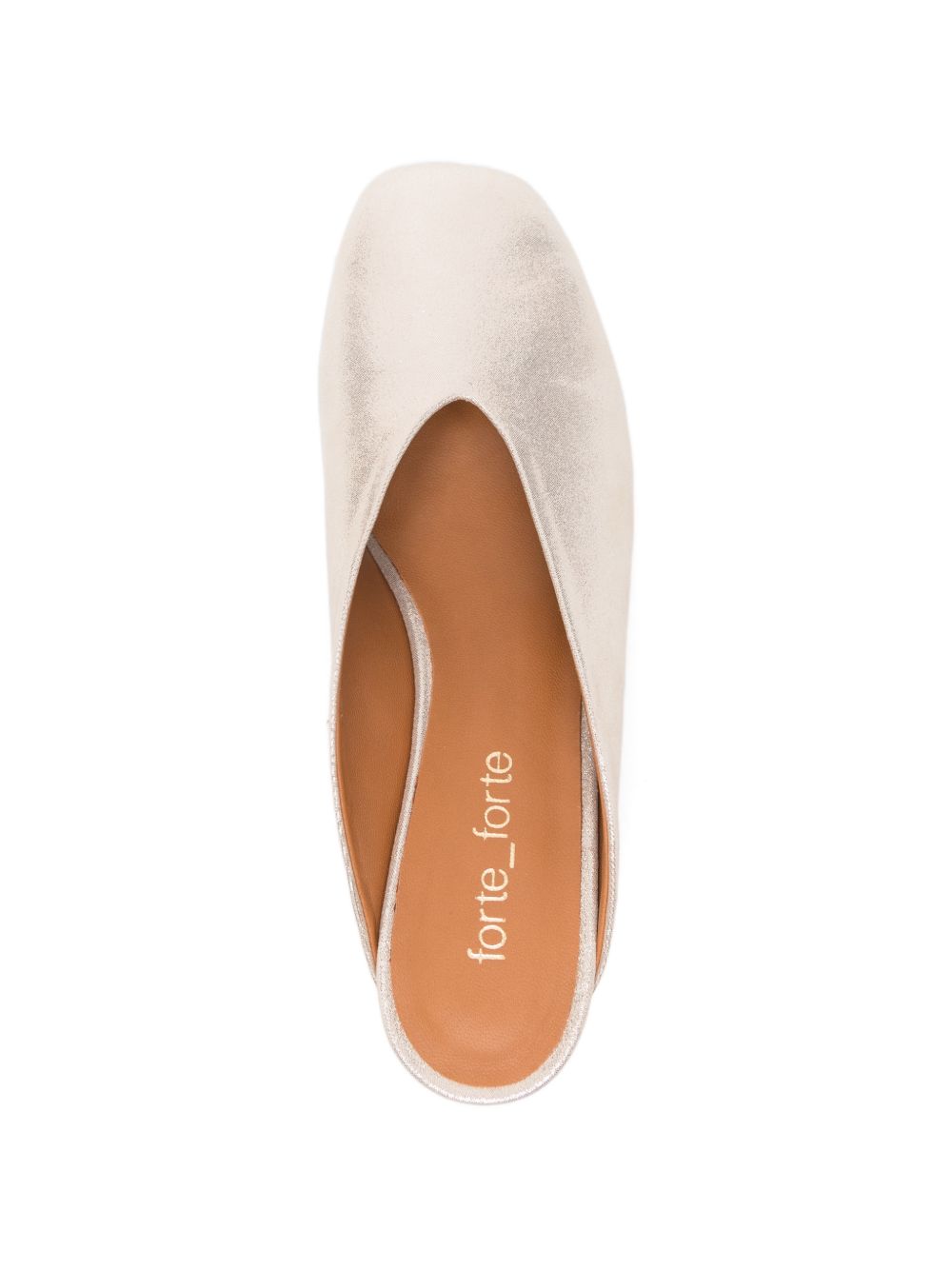 Forte Forte Platform Leather Sandals Grey