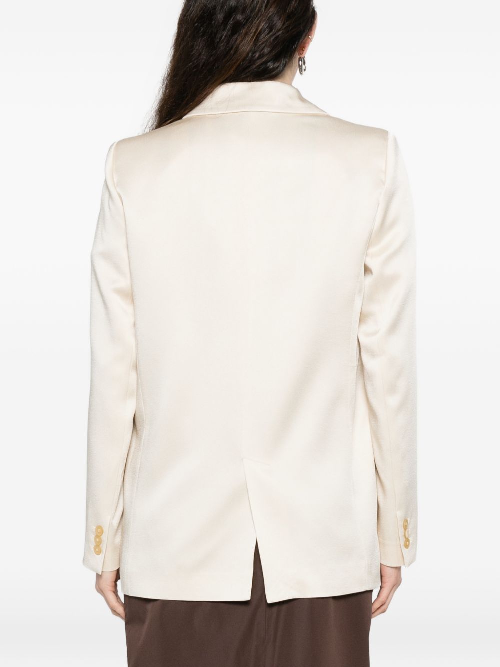 Forte Forte Single-Breasted Blazer Jacket White White