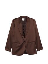 Forte Forte Single-Breasted Blazer Jacket Brown