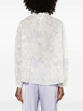 Forte Forte Printed Cotton Shirt Powder