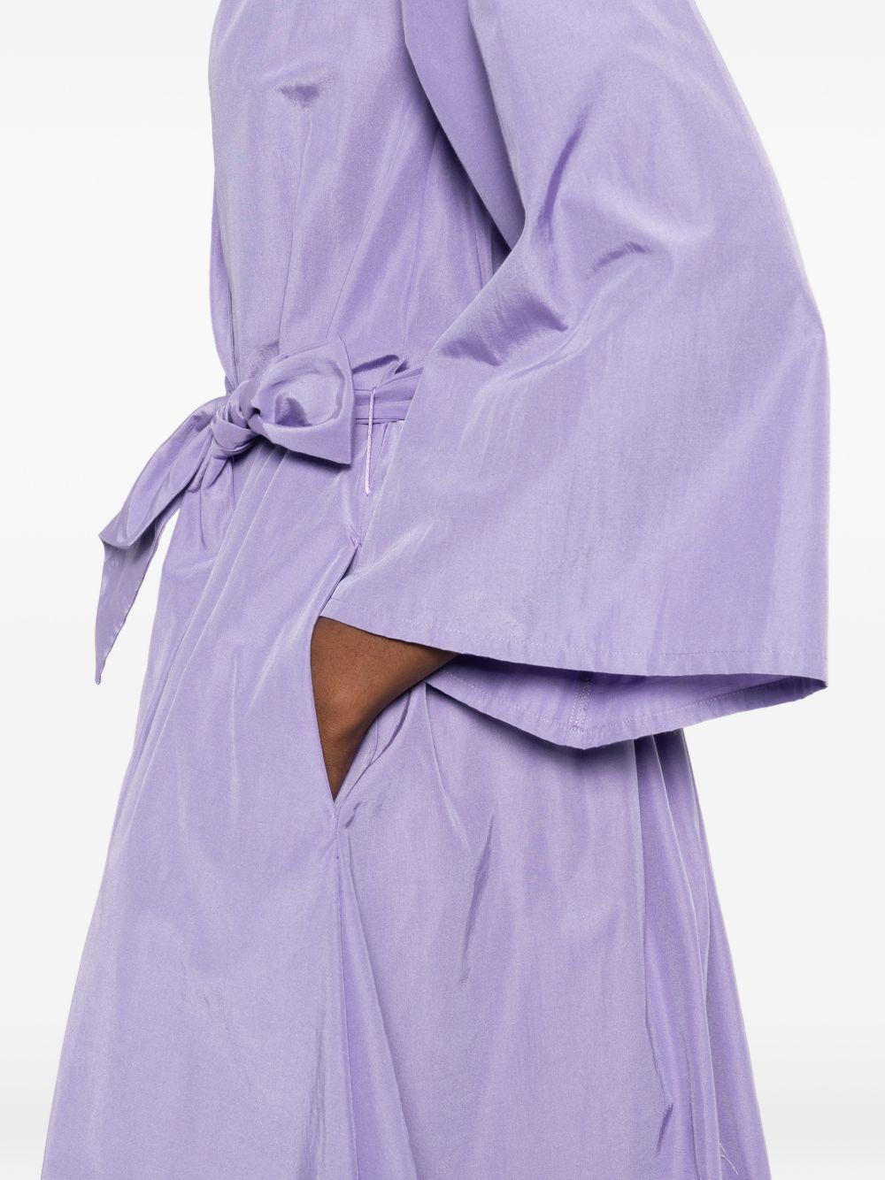 Forte Forte Sleeveless Midi Dress Purple