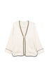 Forte Forte Tailored Acrylic Viscose Jacket White white