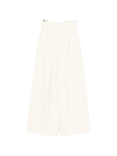 Forte Forte Wide Leg Fluid Trousers White