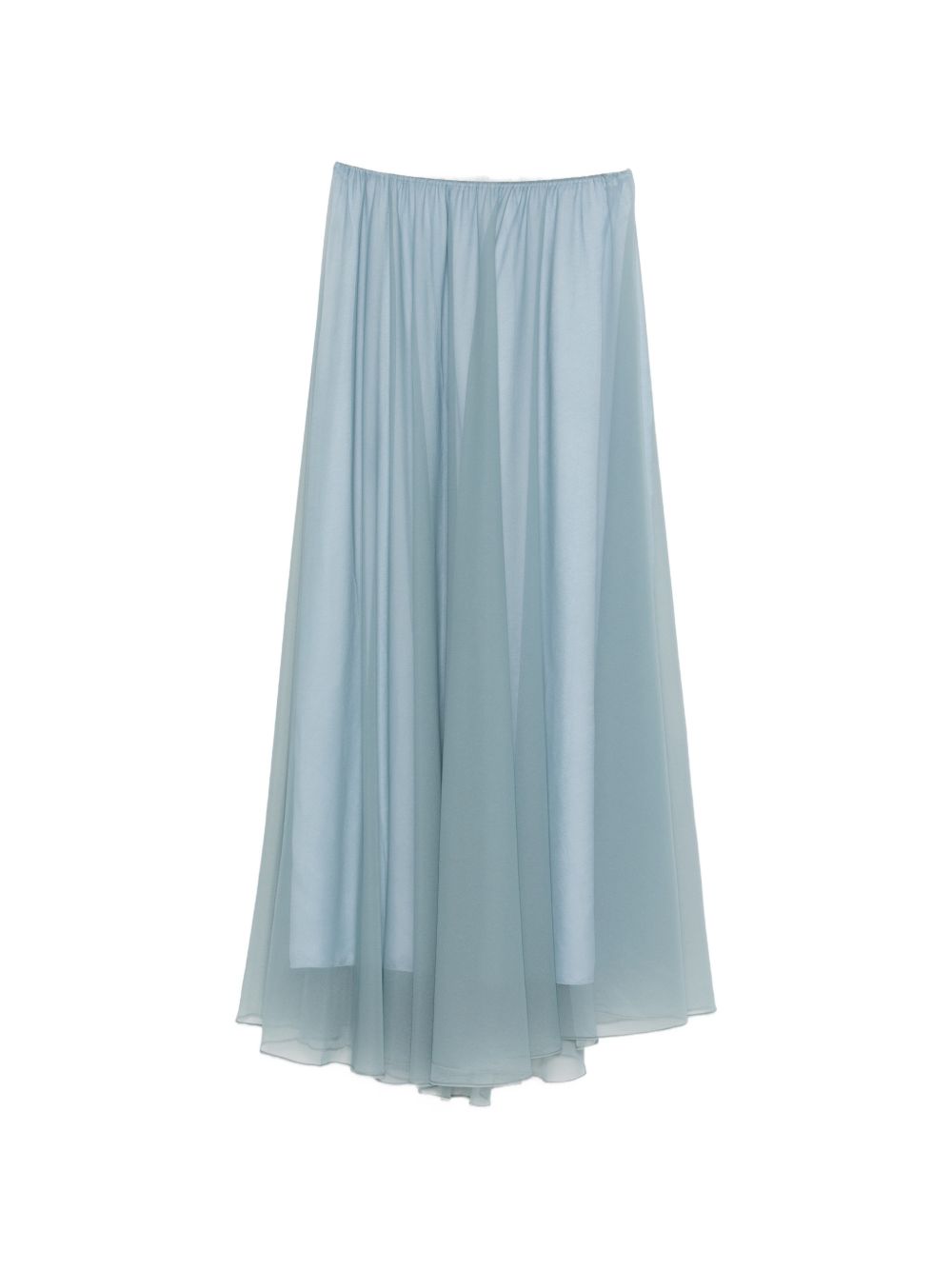 Forte Forte Long Chiffon Maxi Skirt Grey