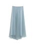Forte Forte Long Chiffon Maxi Skirt Grey