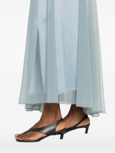 Forte Forte Long Chiffon Maxi Skirt Grey