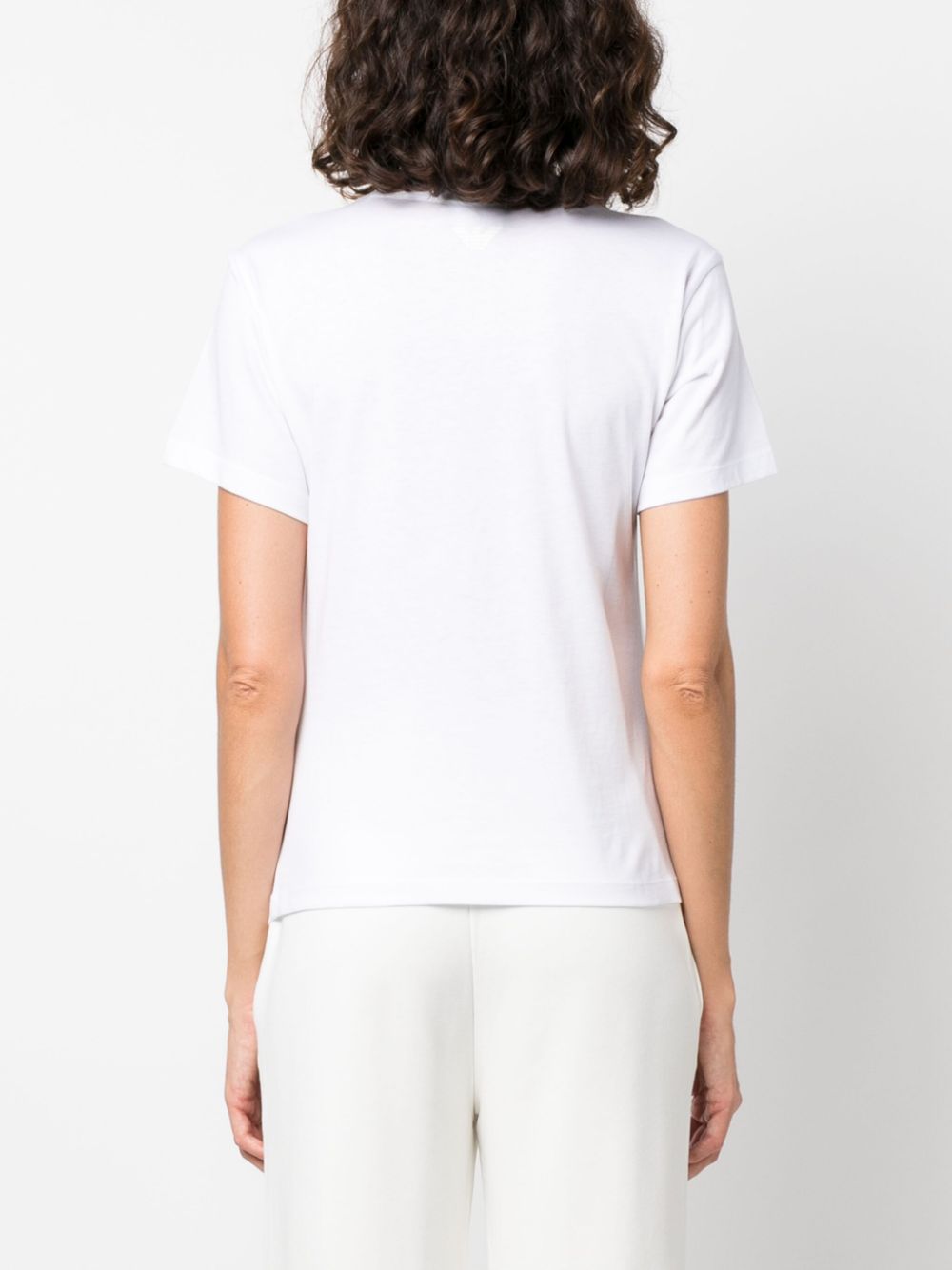 Emporio Armani Logo Cotton T-Shirt White