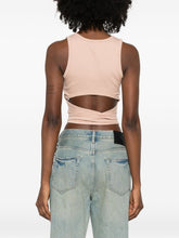 Diesel Round Neck Cropped Tank Powder powder