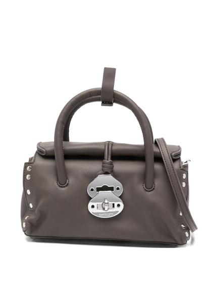Zanellato Dotta Saeta Baby Leather Handbag Brown