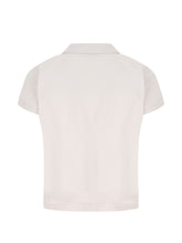 Balenciaga Classic Cotton Polo Shirt White