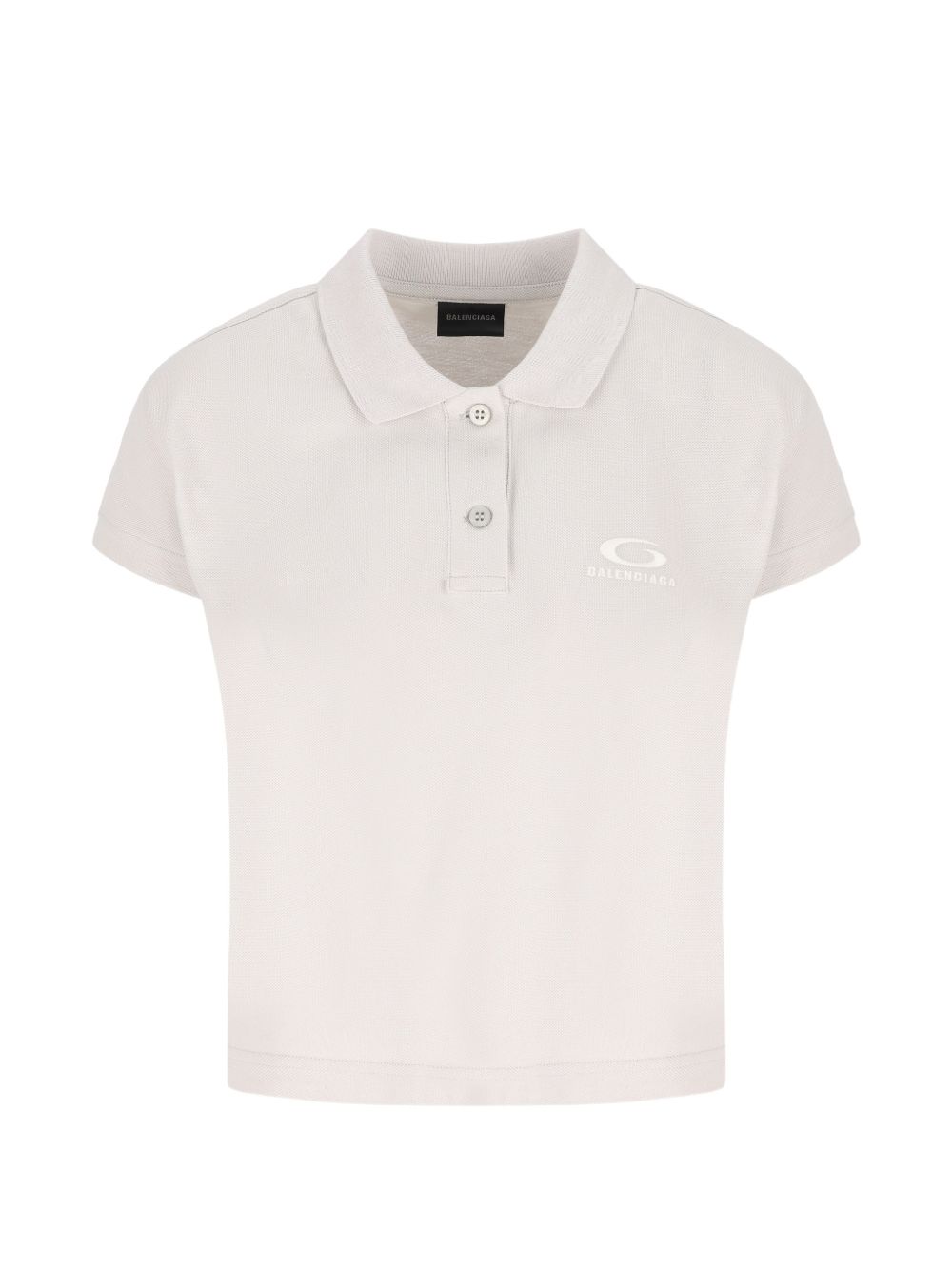 Balenciaga Classic Cotton Polo Shirt White