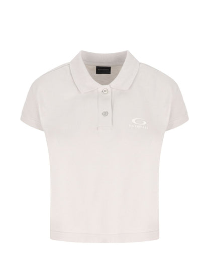Balenciaga Classic Cotton Polo Shirt White