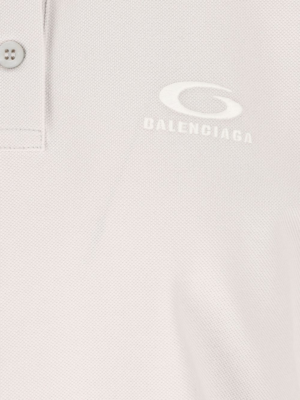 Balenciaga Classic Cotton Polo Shirt White