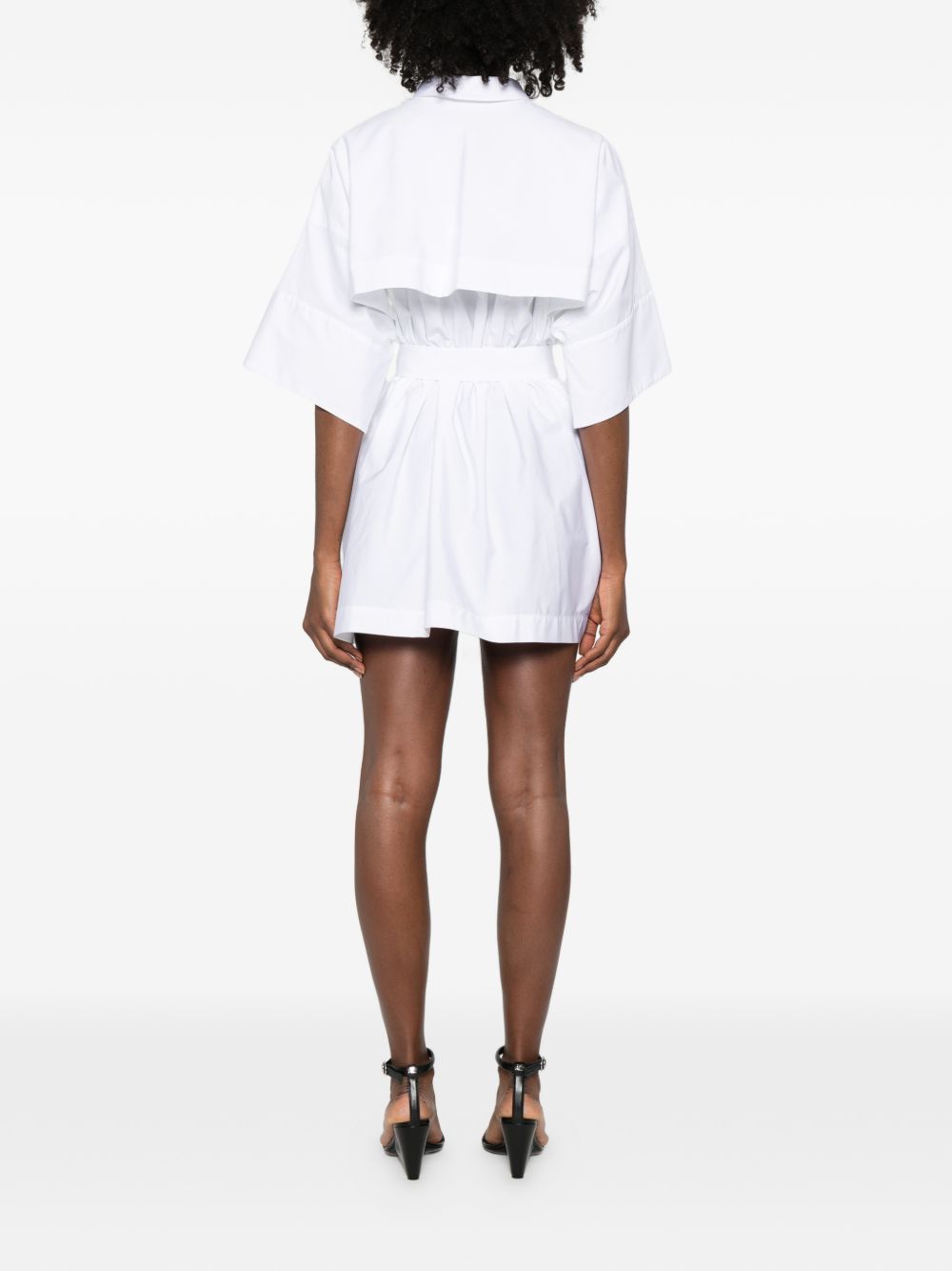 Givenchy Cotton Short Shirtdress White