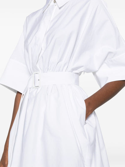 Givenchy Cotton Short Shirtdress White