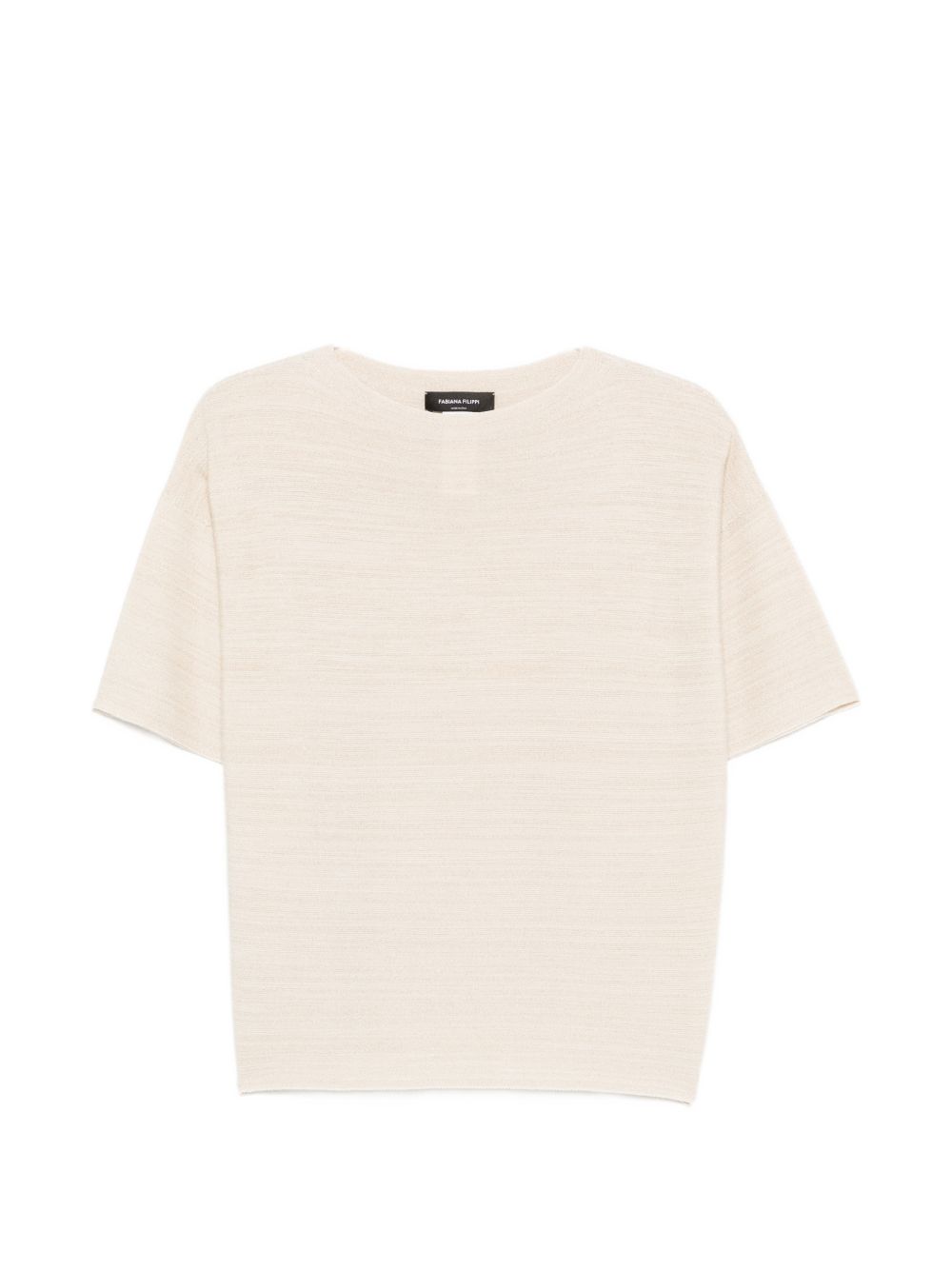 Fabiana Filippi Wool Cotton Sweater Ivory ivory