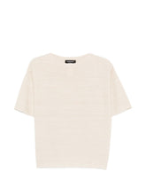 Fabiana Filippi Wool Cotton Sweater Ivory ivory