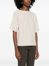 Fabiana Filippi Wool Cotton Sweater Ivory ivory