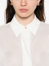 Forte Forte Point Collar Cotton Shirt White