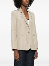 Forte Forte Single-Breasted Linen-Blend Jacket Beige