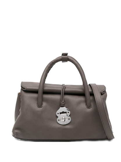 Zanellato Dotta Centauro Small Leather Bag Brown