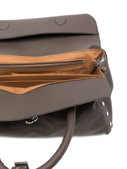 Zanellato Dotta Centauro Small Leather Bag Brown