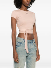Diesel Waist Tie Cotton T-Shirt Powder powder