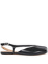 Maison Margiela Tabi Split-Toe Leather Ballet Black