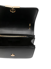 Elisabetta Franchi Chain-Link Logo Shoulder Bag Black