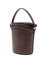 Elisabetta Franchi Bucket Chain Detail Bag Brown