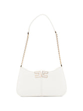 Elisabetta Franchi Chain Shoulder Bag Ivory