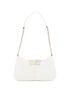 Elisabetta Franchi Chain Shoulder Bag Ivory