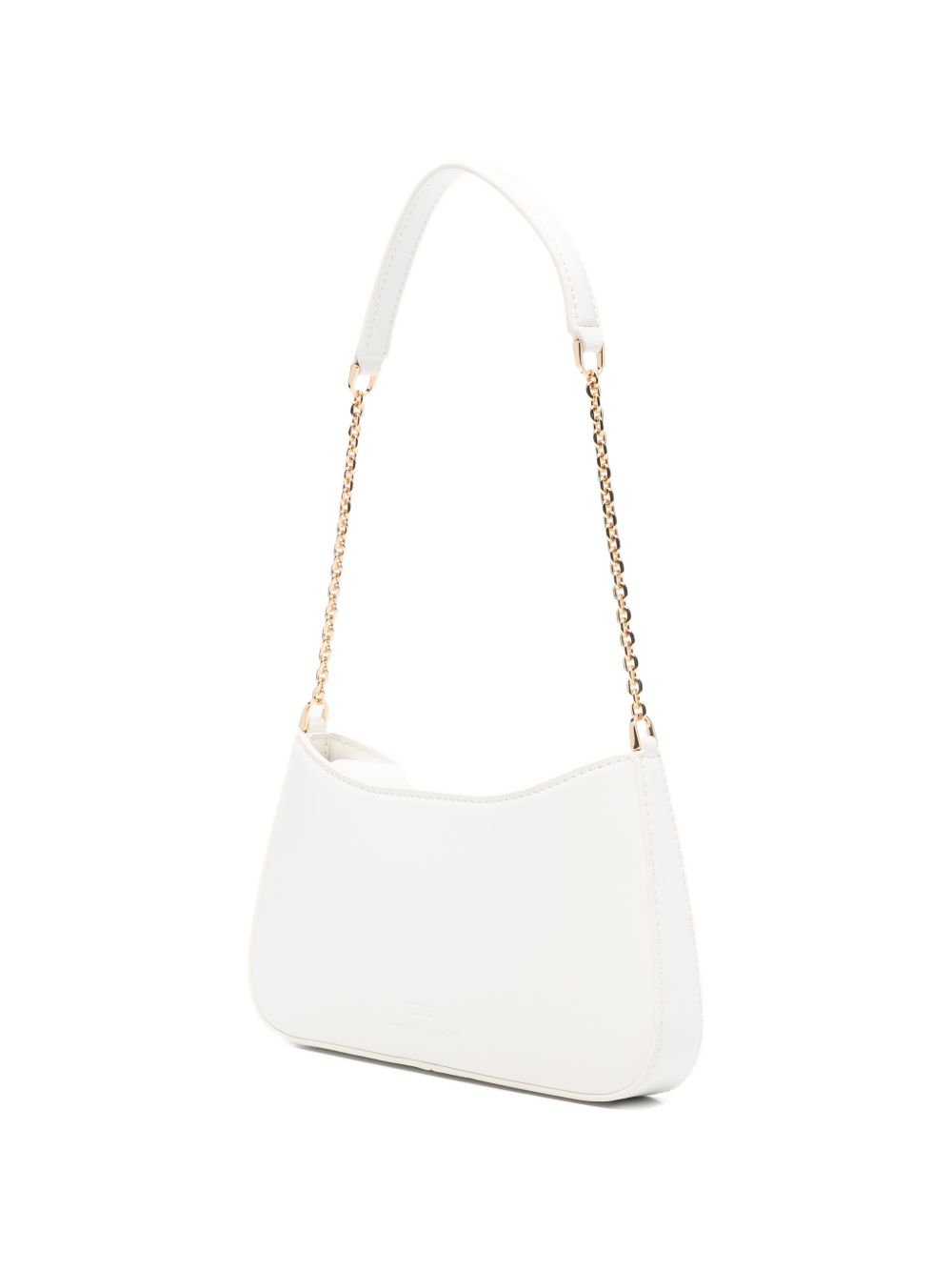 Elisabetta Franchi Chain Shoulder Bag Ivory