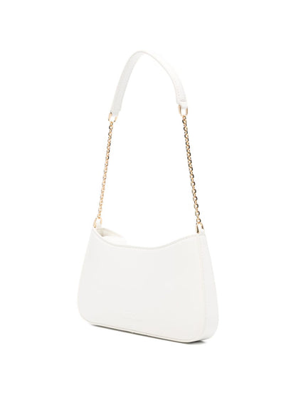 Elisabetta Franchi Chain Shoulder Bag Ivory