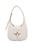 Hogan Mini Leather Hobo Bag White