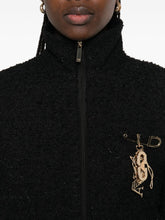 Emporio Armani Tweed Blouson Jacket Black