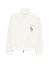 Emporio Armani Tweed Blouson Jacket White
