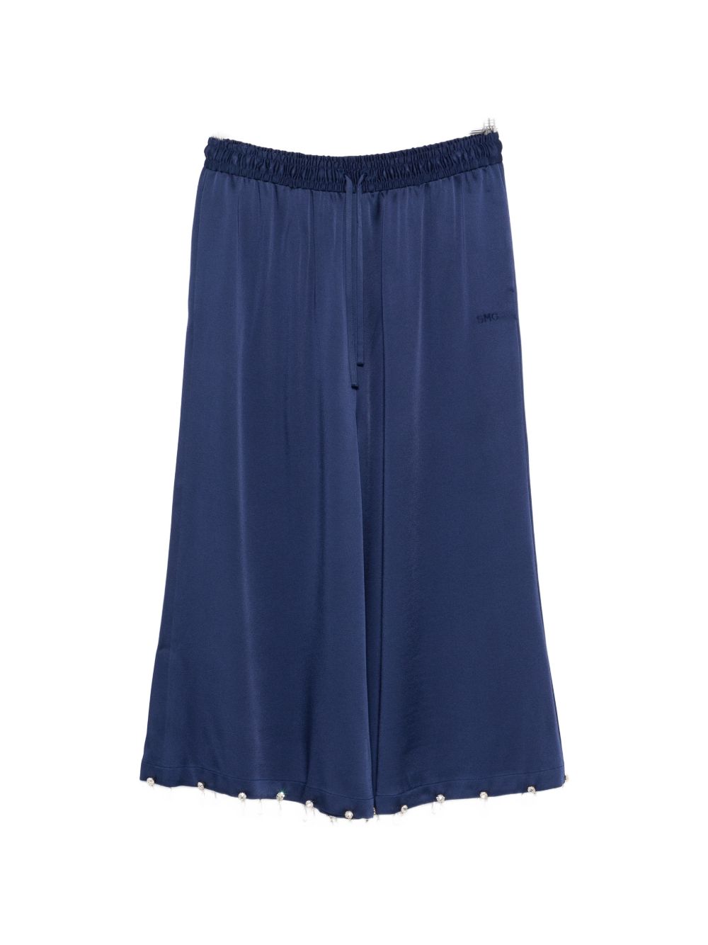 Stella McCartney Drawstring Pearl Bead Trousers Blue