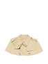 Burberry Cotton Trench Cape Jacket Khaki