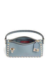 Valentino Garavani Small Rockstud Crossbody Bag Grey