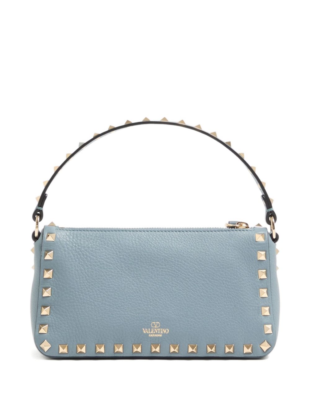 Valentino Garavani Small Rockstud Crossbody Bag Grey