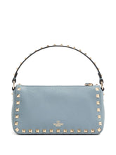 Valentino Garavani Small Rockstud Crossbody Bag Grey
