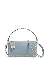 Valentino Garavani Small Rockstud Crossbody Bag Grey