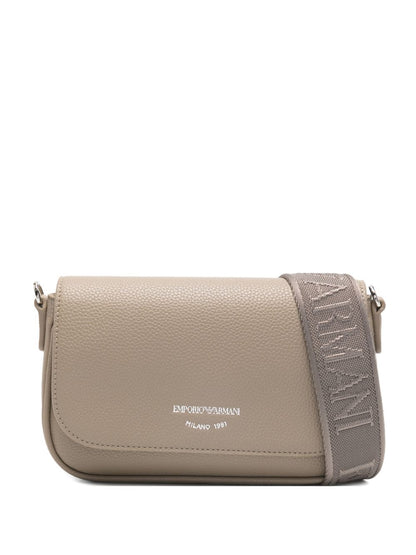 Emporio Armani MyEA Crossbody Logo Strap Dove Grey