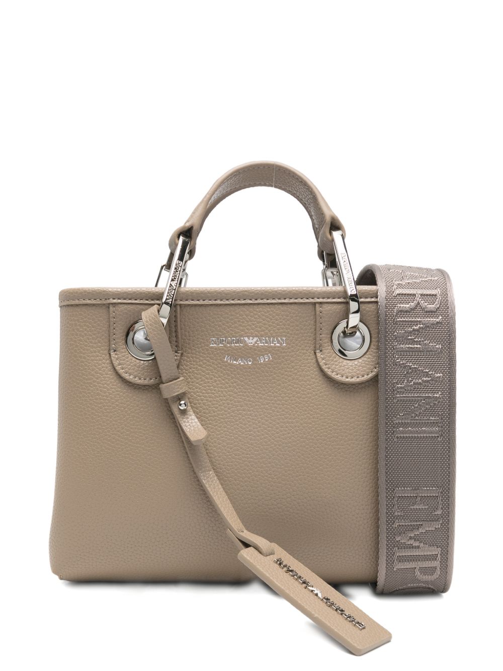 Emporio Armani MyEA xsmall shopping bag Dove Grey