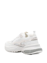 Emporio Armani Exclusive Mesh Leather Sneakers White